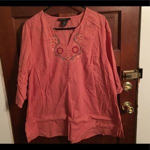 Venezia ruffle sleeve top. Size 18-20